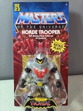 Masters of the Universe Origins- Horde Trooper Action Figure Unpunched Card 2022