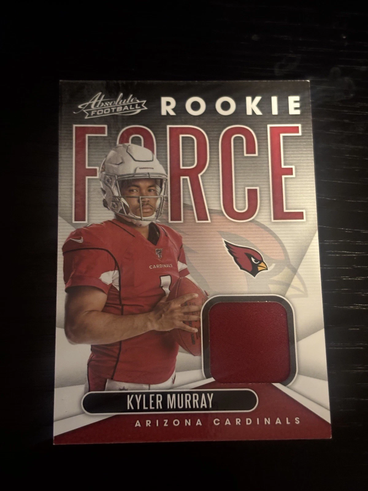 Kyler Murray Panini Absolute Rookie Force Relics #RF19 Base