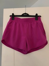 Women Purple Sport Shorts Size M