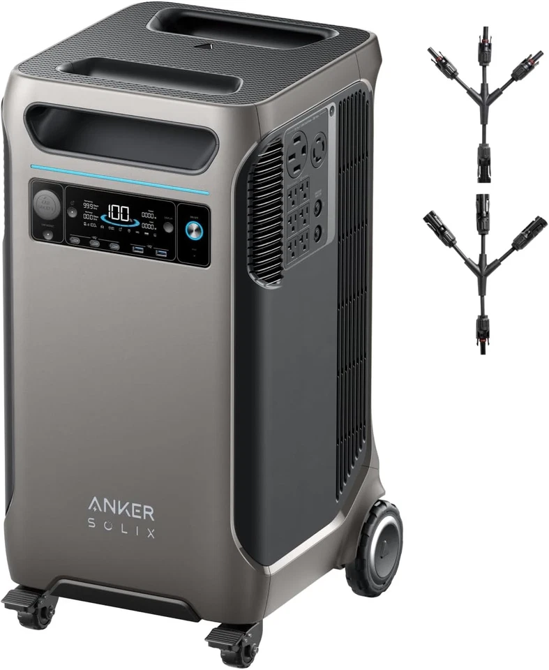Anker SOLIX F3800 Portable Power Station + PS400(400W)Solar Panel with Kickstand - Image 2 of 4