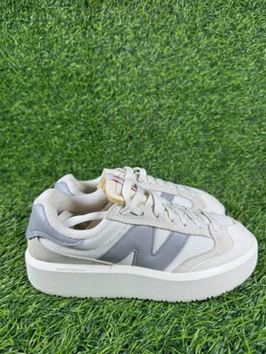 New Balance CT302 Mens Size 6 D  Cream Grey White Court Sneakers CT302OB