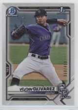 2021 Bowman Chrome Prospects Refractor 68/499 Helcris Olivarez #BCP-154 n1u