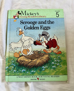 Bantam Books Mickey's Young Readers Library Vol 5 Scrooge and the Golden Eggs