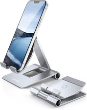 Aluminum Adjustable Desktop Phone Stand Heavy Duty Foldable Holder