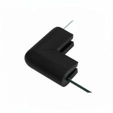 4 pcs Baby Furniture Corner Safety Bumper Security 4 Count Pack of 1 , Black