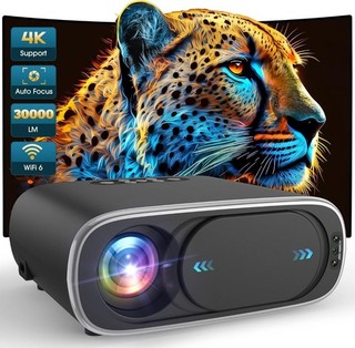 NEW IMMVER C16 Native 1080p Full HD 850 ANSI Wi Fi/BT Projector In Black Z03