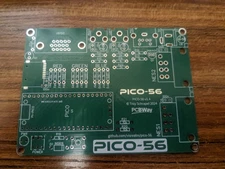 PICO-56 visrealm 6502 Emulator PCB Printed Circuit Board KIT Includes Pico