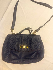 Louis Vuitton Navy Monogram Embossed Crossbod...