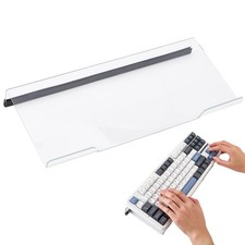 Computer Keyboard Stand for Desktop with Non Slip Silicone Strip 78 Keys Clea...