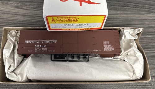Accurail HO Kit #4637 40’ Dbl Vaina Madera Caja Central Vermont Nuevo en Caja | Zustand: New