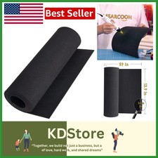 High Density Black EVA Foam Sheet 3mm Thin - 59" x 13.9" for Creative Crafts