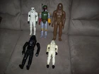 Lot Of 5 Kenner 1979 Star Wars 12" Action Figures - Boba Fett Stromtrooper Vader