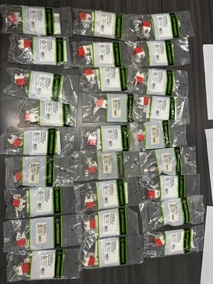 OR-KS5EA-42 Ortronics Cat5e Keystone Jack, Individual Bag, Red - Lot of 27