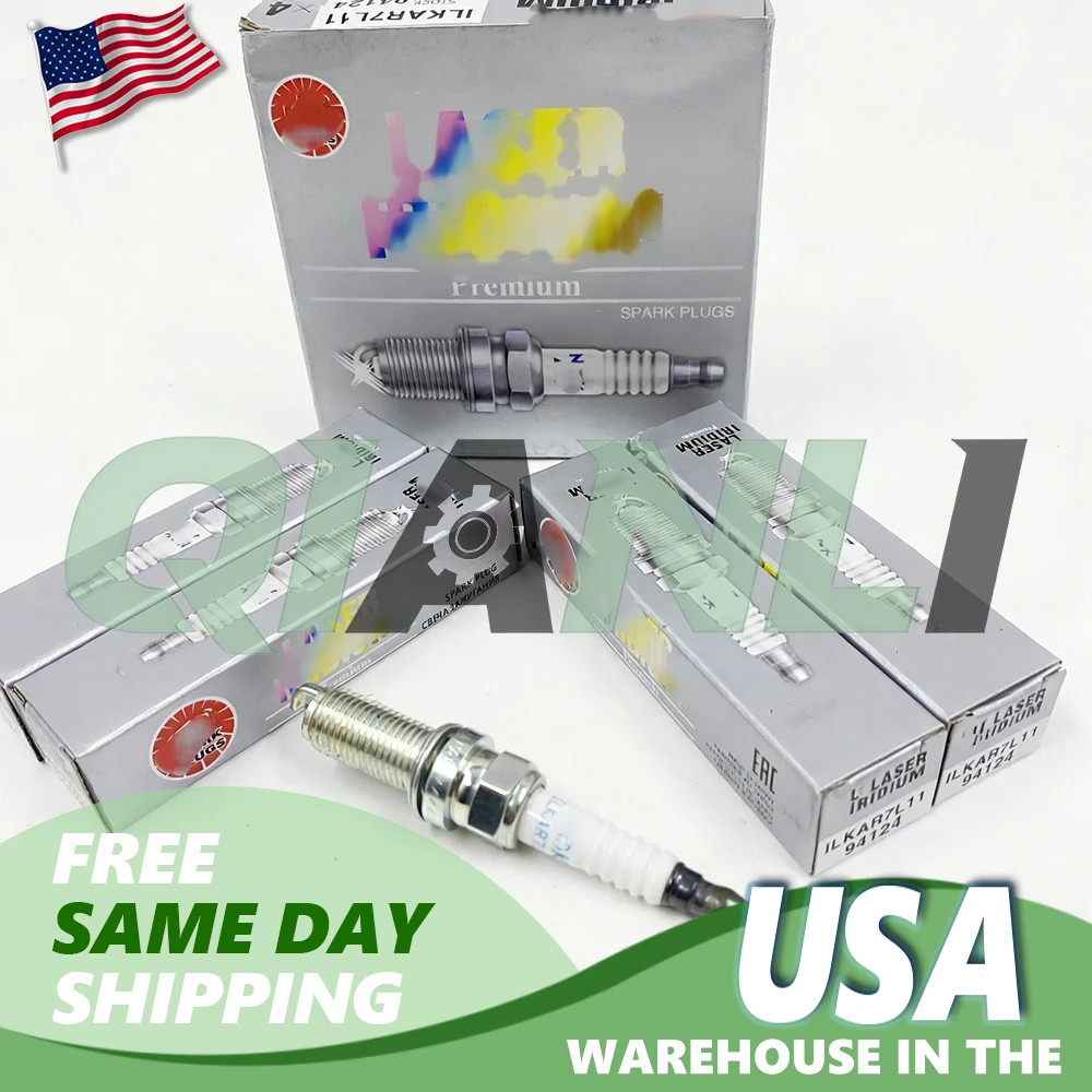 Set of 4PCS NGK 94124 Laser Iridium Spark Plugs ILKAR7L11 for Mazda CX-30 CX-5