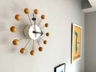 Vitra Ball Wall Clock Special Wood polish Edition Vitra Ball Clock Replica