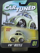Car Tuned - Series 11 - Vw Beetle Teal - 01 - Diecast Metal