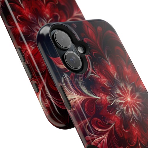 Floral Magnetic Tough Case, Stylish Phone Cover, Unique Gift, Protective Case - 第 32/129 張圖片