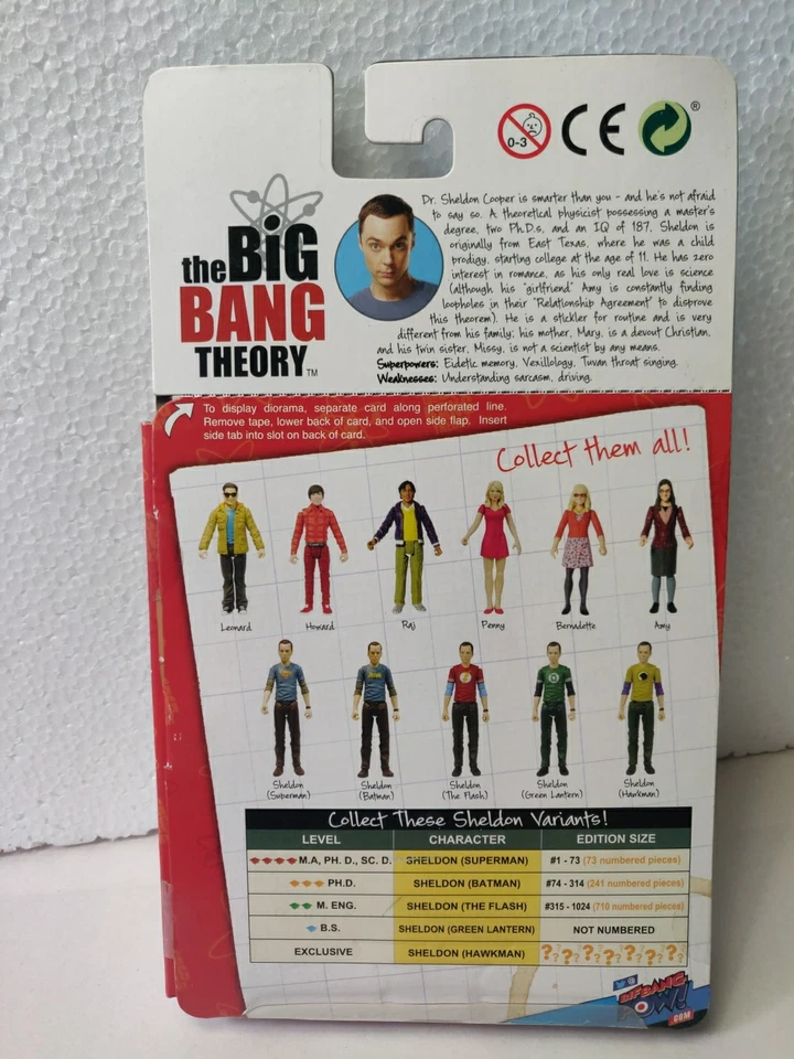 Bif Bang Pow The Big Bang Theory SHELDON with Classic Batman T Shirt (CosBman183 - Image 2 of 4