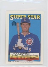 1988 O-Pee-Chee Super Star Sticker Backs ( 164) Jody Davis Mark McGwire #23 0au4