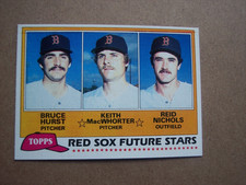 1981 Topps baseball Red Sox Future Stars Bruce Hurst Rookie card #689 EX/NM. rookie card picture