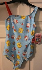 Hello Kitty And Friends One-Piece Swimsuit Girls 7/8- NWT