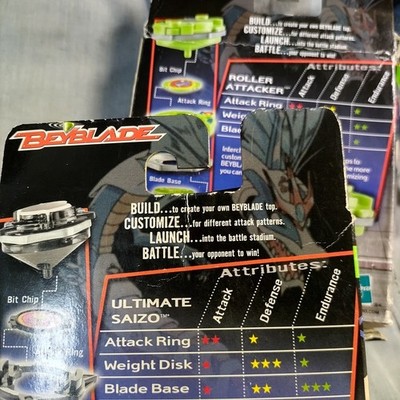 02 Ultimate Saizo, 25 Roller Attacker - Hasbro Beyblade Tops Hiro