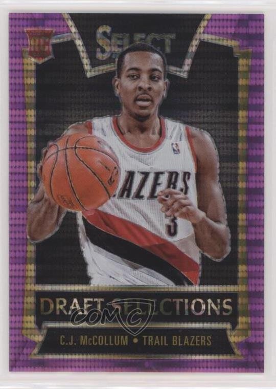2013-14 Panini Select Draft Selections Purple Prizm /99 CJ McCollum #10 s6i