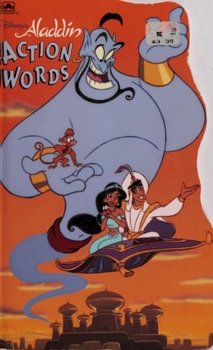 Disney's Aladdin: Action Words (Sturdy Shapes) by Muldrow, Diane, Good Book
