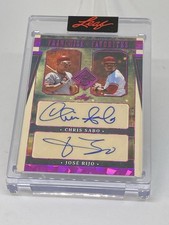 2025 seasons in  sun franchise favorites dual auto chris sabo / JOSE RIJO  SP/7