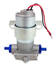 Electric Fuel Pump 14 Psi 120 Gph Blue Universal Holley Demon Carburetor Satin