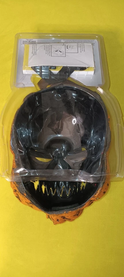 Dark Harvest Pumpkin Jack O Lantern Mask - Halloween Costume Accessory EUC - Image 2 of 2