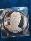 RARE Vintage Bernie Kosar Cleveland Browns 1 Troy Oz 999 Fine Silver Coin #921