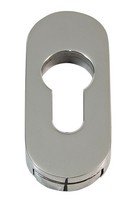 Edelstahl V2A Pz Schieberosette SR-5241-P Ef-Poliert Oval Schutzrosette