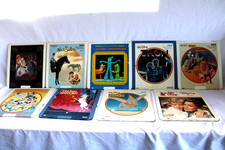 Lot of 9 Vintage RCA SelectaVision CED VideoDiscs Movies Disney TRON Dumbo