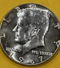 1967-P Kennedy Half Dollar - 40% Silver - Free Shipping
