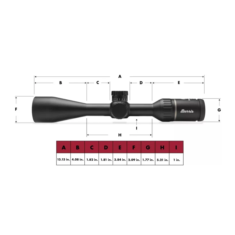 Оптический прицел Burris Signature HD 3-15x44 мм с сеткой Plex задняя фокусная плоскость (черный) - Изображение 4 из 4