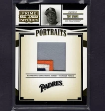 2005 DONRUSS PRIME PATCHES PORTRAITS JUMBO 4 COLOR PATCH TONY GWYNN RARE SP #/18