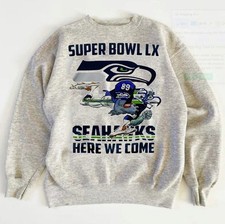 Seattle Seahawks 2026 Division Champions Super Bowl LX Mascot sweatshirt VK09243