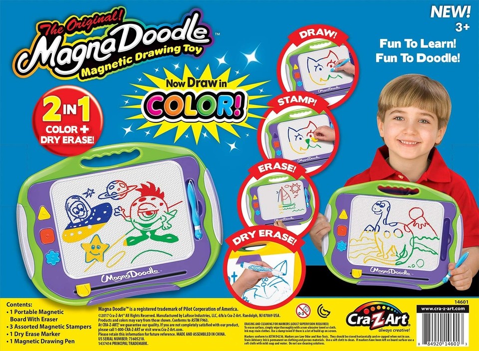 Cra-Z-Art Magna Doodle in Color Magnetic Drawing Board Ages 3+ | eBay
