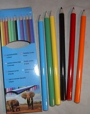 Buntstifte Jumbo Malstifte 6 St&uuml;ck versch. Farben NEU