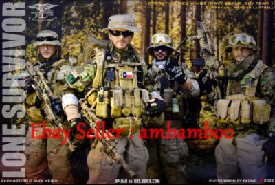 4pcs Damtoys 1/6 Lone Survivor Operation Red Wing Action Figures