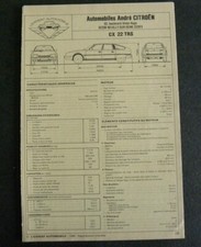 Revue technique Citroen CX