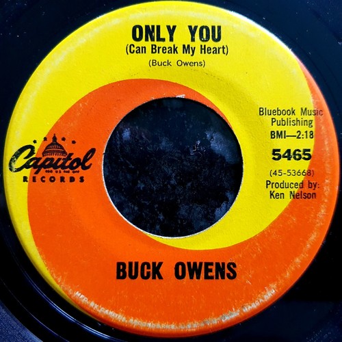 Buck Owens - Only You (Can Break My Heart) - Excellent Condition 1965 US 7" - Bild 1 von 2