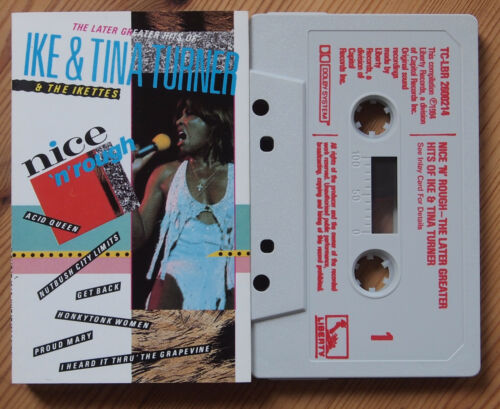 IKE & TINA TURNER - NICE & ROUGH (LIBERTY TCLBR2600214) 1984 UK CASSETTE TAPE - 第 1/3 張圖片