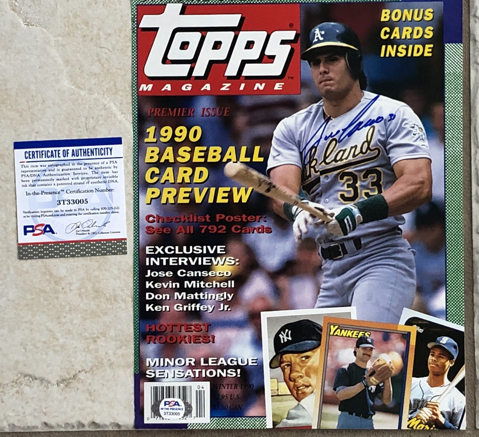 Jose Canseco Baseball Cards