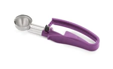 Vollrath 47400 S/S 0.72 Oz. / 40 Squeeze Disher with Orchid Handle
