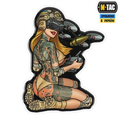 **M-TAC AUFKLEBER TAKTISCHES MÄDCHEN NR. 6 YAKUZA**
