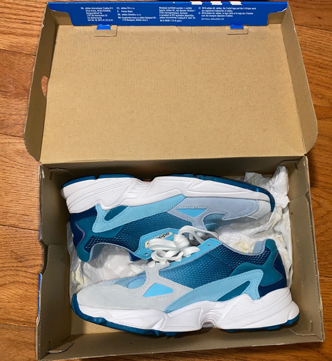 Adidas Originals Falcon Blue Tint Torsion Women's Size 7.5 100