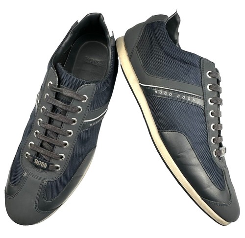 HUGO BOSS SHOE BLUE MENS CYEN LOWP MXME 50471324421 | eBay