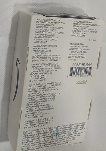 Anazon basics USB A Cable with lighting connector - Picture 3 of 4